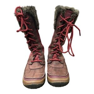 Merrell Women's Decora Prelude Leather Waterproof Winter Boots Size 7